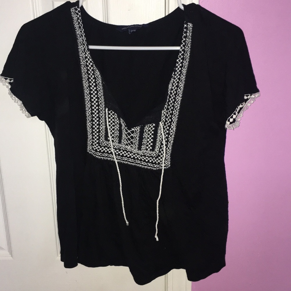 Short sleeved Black Shirt